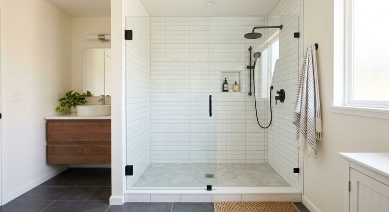 Tub To Shower Conversion project example